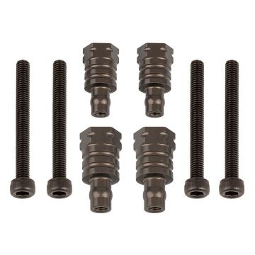 Team Associated RC8B4.1/E FT Shock Bushings 12.5mm/16mm Aluminium