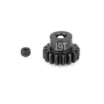 Team Associated FT Steel Pinion Gear 16T Mod1 5mm Shaft