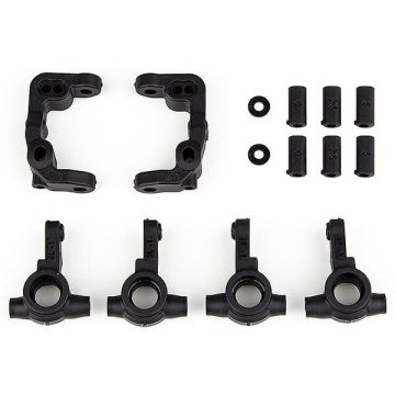Team Associated RC10b6.4 -1mm Scrub Caster And Steering Bloc