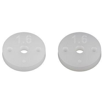 Team Associated FT 13mm Shock Pistons, 2.5mm, 2 X 1.6