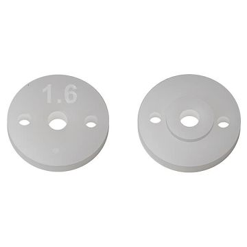 Team Associated FT 13mm Shock Pistons, 2.0mm, 2 X 1.6