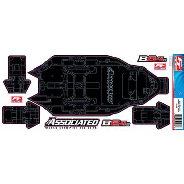 Team Associated RC10b6.4d FT Chassis Protective Sheet, Print