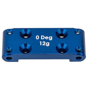 Team Associated RC10b6.4 Front Bulkhead [0], Blue Aluminium