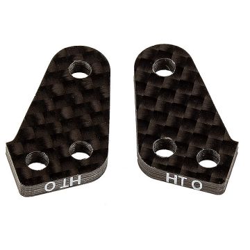 Team Associated B74 FT Carbon Fibre Steering Block Arms Ht0