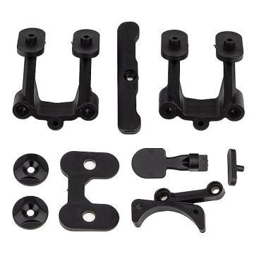 Team Associated RC10b74.2 Rear Body Mount/Wing Mounts/Bumper