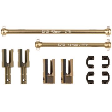 Team Associated RC10b74.2 Front L/Weight Driveline Centre Kit