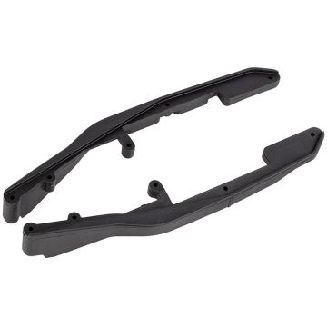 Team Associated RC10b7 Front Side Rails, Carbon