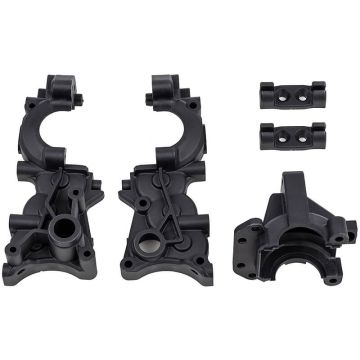 Team Associated RC10b7 Front Gearbox, Carbon