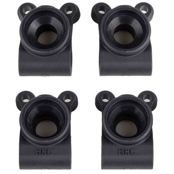 Team Associated RC10b7 Front Rear Hubs, Carbon