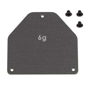 Team Associated RC10B7 FT Alum. Servo Weight Plate 6g
