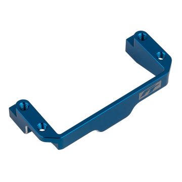 Team Associated RC10B7 FT One- Piece Servo Mount Blue Aluminium