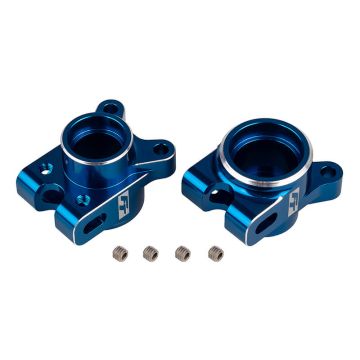 Team Associated Front RC10b7 Rear Hub Set Blue Aluminium