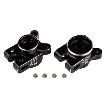 Team Associated Front RC10b7 Rear Hub Set Hrc Black Aluminium