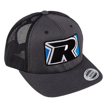 Reedy 2022 Trucker Hat Flat Bill Charcoal/Black