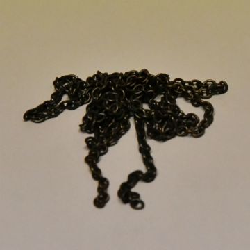 Mantua Burnished Chain 2mm x 1m for Scale Model Boats & Ships