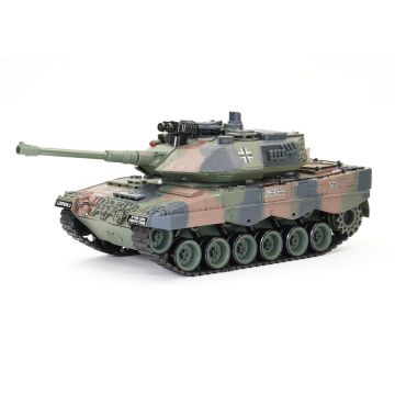 Brother RC Tank 1:18 WW2 German Leopard 2 w/ Lights, Sound & Shoots!