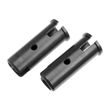 Corally Front Wheel Axle Chrome Steel 2 Pcs