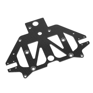 Corally Front Lower Suspension Plate Ssx8x 3k Carbon + Spher