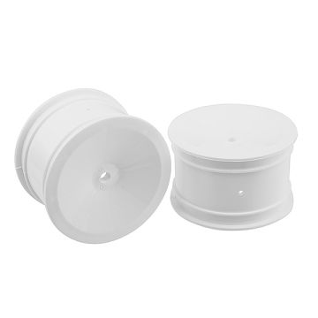 Corally "Flextec" Rim 2wd/4wd Rear Hex 12mm White Wheel Pr
