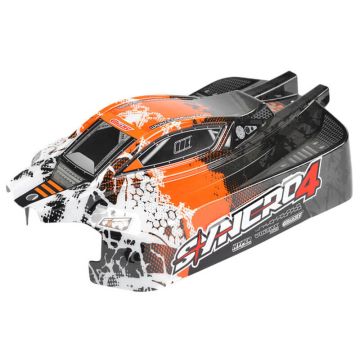Corally Polycarbonate Painted Body Syncro 4 Orange