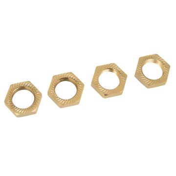 Corally Wheel Nut Aluminium Serrated - Le - 4pcs