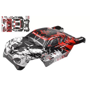 Corally Kagama 4 Body Painted And Cut Red