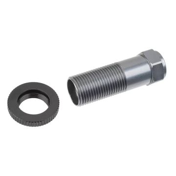 Corally Servo Saver Shaft With Nut Aluminium Titanium Black 1 S