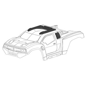 Corally Polycarbonate Shell Punisher Xp Clear/Cut