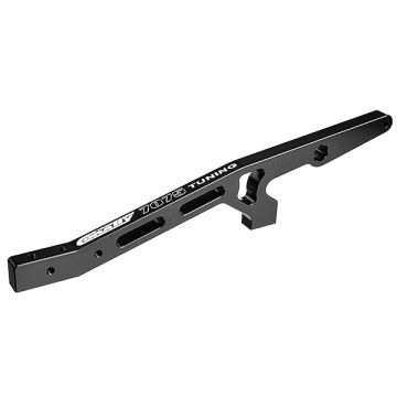 Corally Chassis Brace V2 Rear Swiss 7075 T6 Hard Black Truck