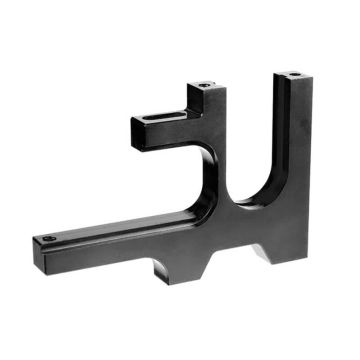 Corally Motor Bulkhead Aluminium For 52t Spur Gear Black