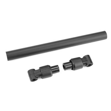 Corally Chassis Tube Rear 130mm Aluminium Black 1 Set