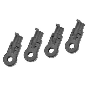 Corally HD Shock End Long Composite 4 Pcs
