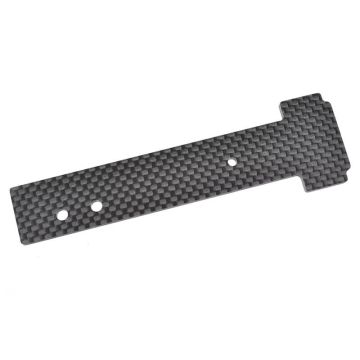 Corally Chassis Plate Rear Carbon 3mm