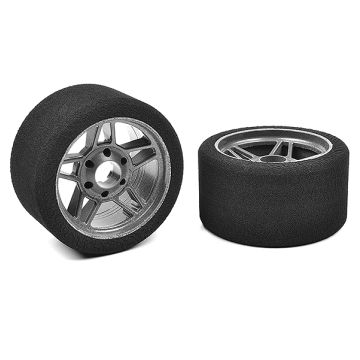 Corally Attack Foam Tires 1/8 Circuit 30shore Fr Carbon 69mm