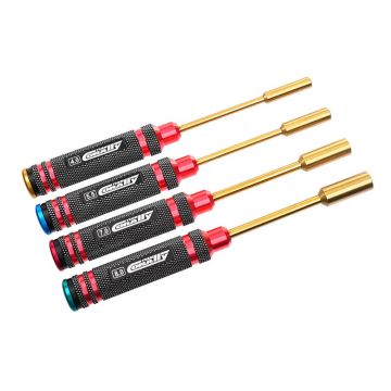 Corally Pro Nut Driver Set Ti Ni Coated 4.0/5.5/7.0/8.0mm
