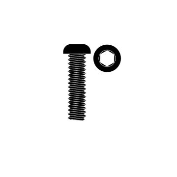 Corally Steel Screws M3 X 10mm Hex Button Head 10 Pcs