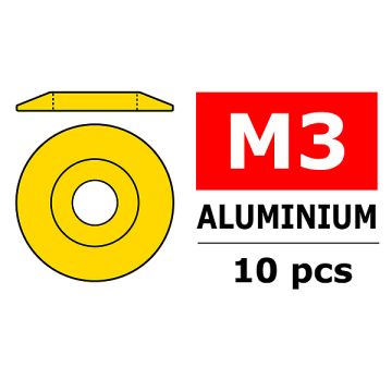 Team Corally Aluminium Washer For M3 Button Head Screws O