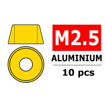 Team Corally Aluminium Washer For M2.5 Socket Head Screws