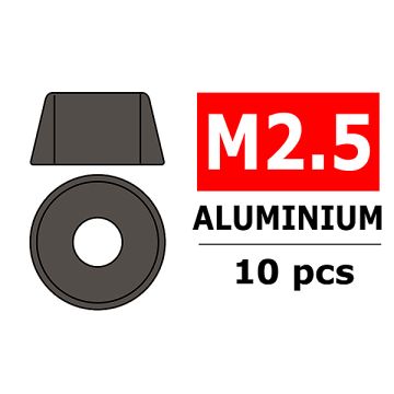 Team Corally Aluminium Washer For M2.5 Socket Head Screws