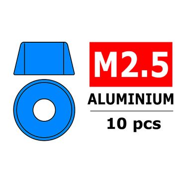 Team Corally Aluminium Washer For M2.5 Socket Head Screws