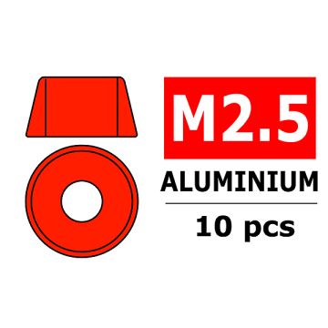 Team Corally Aluminium Washer For M2.5 Socket Head Screws