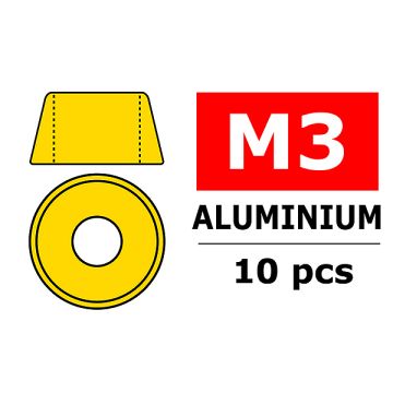 Team Corally Aluminium Washer For M3 Socket Head Screws O
