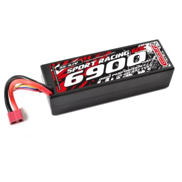 Corally Lipo Battery 60C 6900mah 3S 11.1v w/T-plug Deans 
