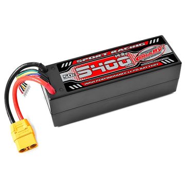Corally Sport Racing 5400mAH 4S 14.8v 50C Hard Case LiPo RC Car Battery w/XT90