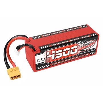 Team Corally Sport Racing 4500mAh 22.2V 6S 50C Hard Case RC Car LiPo Battery