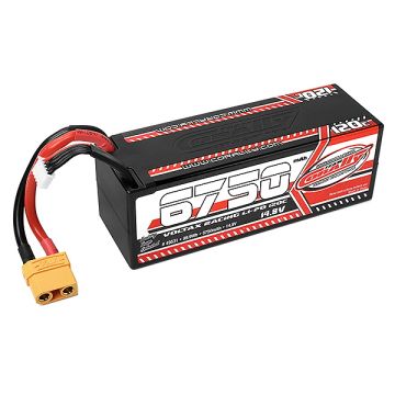 Corally Voltax 6750mah 14.8V 4S 120C Hard Case RC Car LiPo Battery w/ XT90
