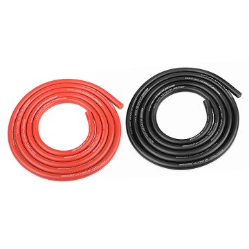 Corally Ultra V+ Silicone Wire Super Flexible Black And Red