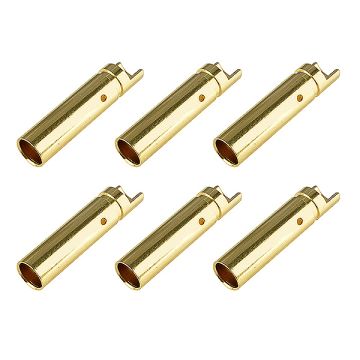 Corally Bullit Connector 4.0mm Female Gold Plated Ultra Low