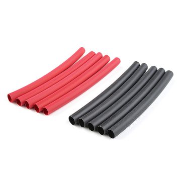 Corally Shrink Tubing 4.7mm Red + Black 10 Pcs