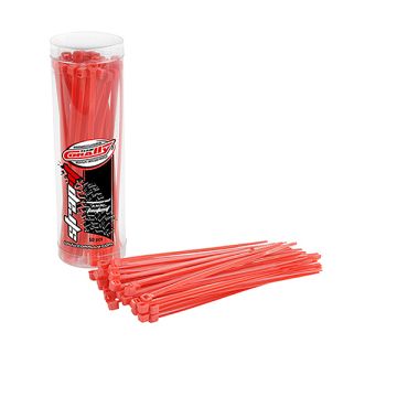 Corally Strapit Cable Tie Raps Red 2.5x100mm 50 Pcs